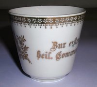 Andenkentasse "Zur ersten heil. Kommunion", Königszelt Silesia