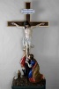 Kreuzigung mit Maria Magdalena am Fußes des Kreuzes