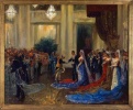 Neujahrsempfang Kaiser Wilhelm II. in der Knobelsdorff-Oper am 1. Januar 1901