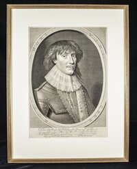 Kupferstich von Wilhelm Jacobszoon Delff: Portrait des Christian von Braunschweig-Lüneburg