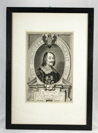 Kupferstich von Matthäus Borrekens: Portrait des Johannes von Krane
