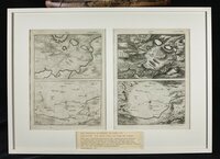Kupferstich von Andrew Bell: Karten von Soest und Umgebung während der Schlacht bei Soest 1758 (2)