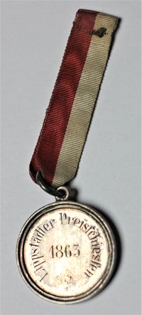 Medaille Preisschiessen Lippstadt 1863