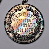 Medaille: "Schießverein Centrum Lippstadt 1901 - 1926"