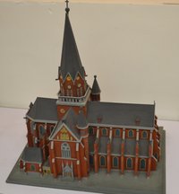 Modell der Hörder Stiftskirche St. Clara