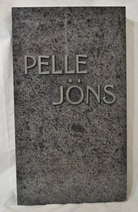 Grabstein des Hörder Humoristen "Pelle Jöns"