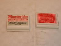 Verpackung Migräne-Pulver
