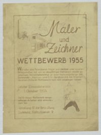 "Maler und Zeichner WETTBEWERB 1955"
